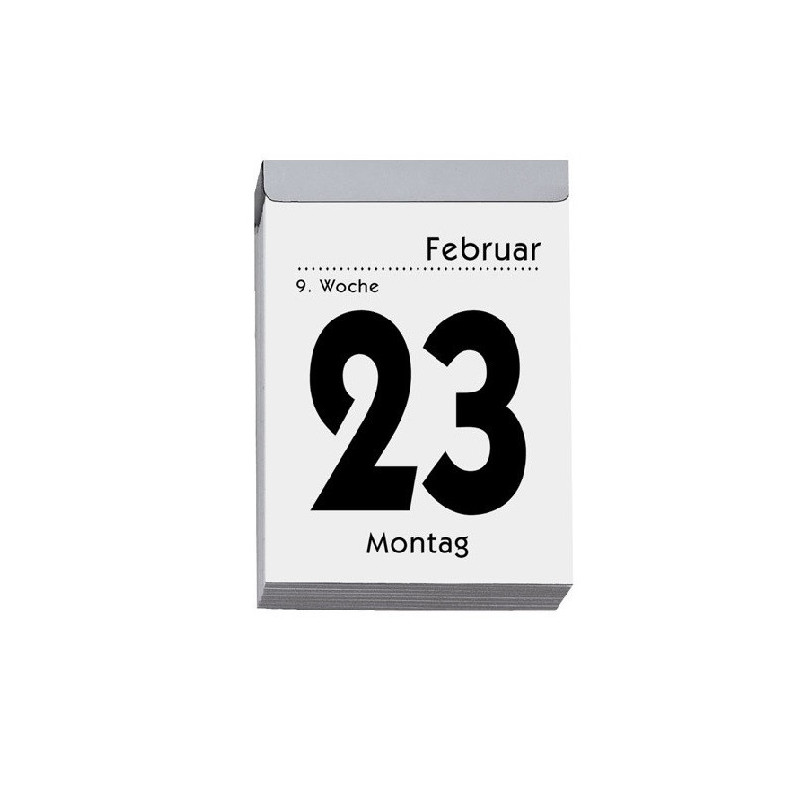 CALENDRIER A EFFEUIL. ALLEMAND N° 5 8X11CM