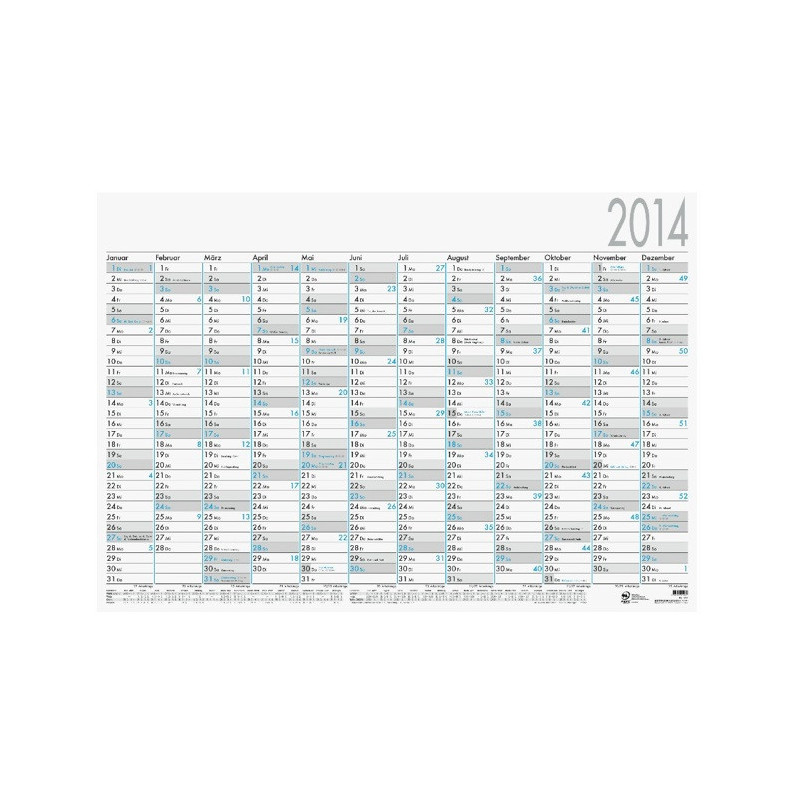 PLANNING MURAL ZETTLER 1000X700MM
