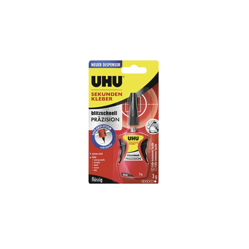 COLLE UHU RAPIDE 3G PRAZISION BLISTER