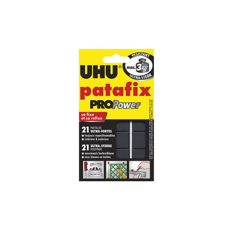 PASTILLES ADHESIVES UHU PATAFIX PRO POWER 21PCS
