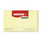 NOTES ADHES. 75X125MM KORES JAUNE