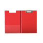 PLAQUE A PINCE A4 DOUBLE ESSELTE ROUGE