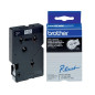 RUBAN BROTHER PT TC 12MM TRANSP./NOIR