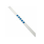 BANDE MAGNETIQUE DAHLE AUTOADHESIVE 5CMX1M BLANC + 5 AIMANTS BLEU