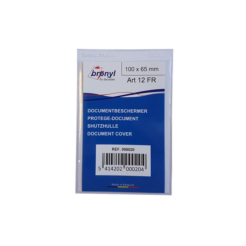 ETUI BRONYL TRANSP. 110X65MM