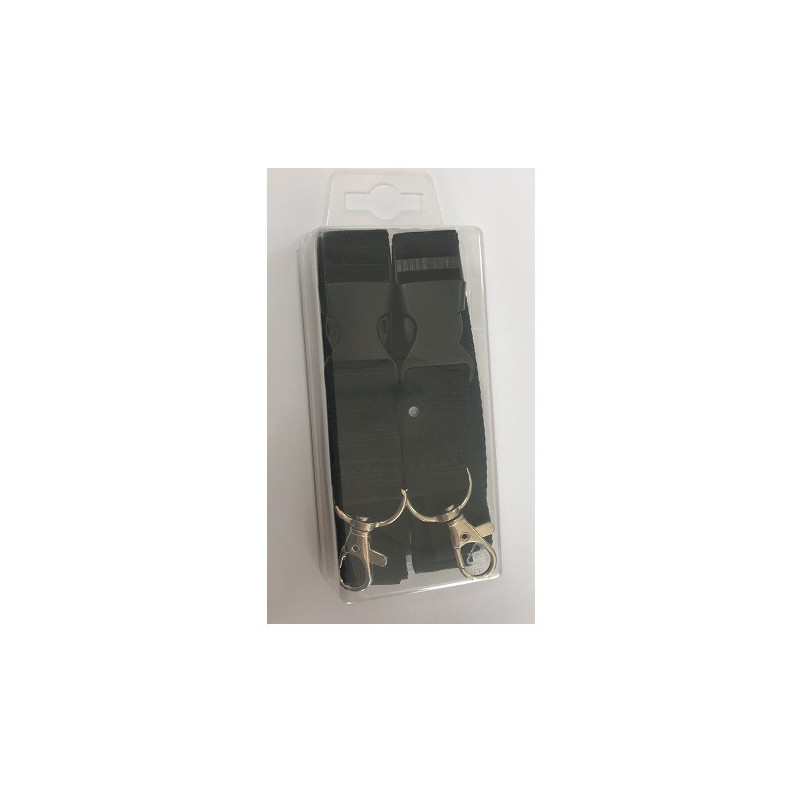 LACET TEXTILE BRONYL NOIR 2PCS