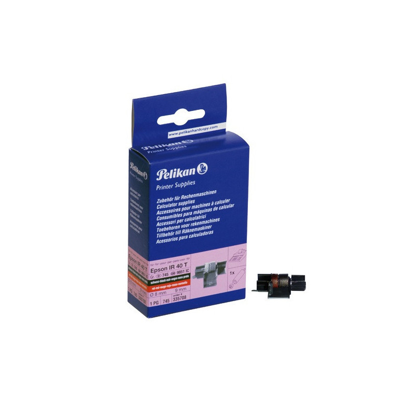 RUBAN ENCREUR IR40T NOIR/ROUGE GR.745 2PCS