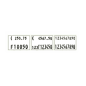 ETIQ.26X16MM POUR ETIQUETEUSE C20 BLANC PERMANENT 1000PCS