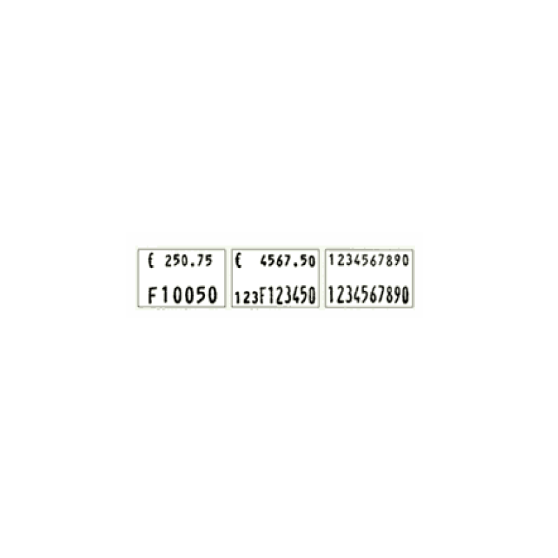 ETIQ.26X16MM POUR ETIQUETEUSE C20 BLANC ENLEVABLE 1000PCS
