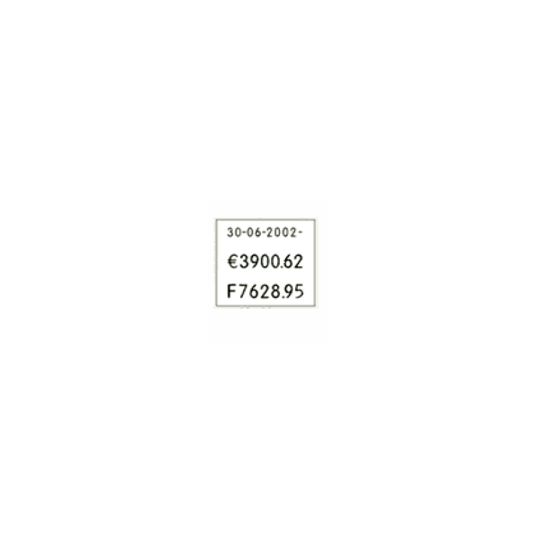 ETIQ.29X28MM POUR ETIQUETEUSE L177 BLANC ENLEVABLE 700PCS