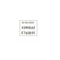 ETIQ.29X28MM POUR ETIQUETEUSE L177 BLANC ENLEVABLE 700PCS
