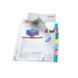 HOUSSE A4 TRANSP. ESSELTE GRAINEE 130MY 8 ONGLETS