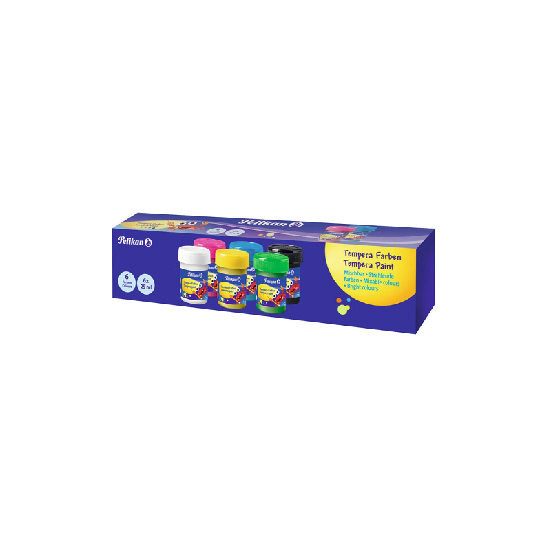 GOUACHE PELIKAN POT 25ML 6PCS ASS. (400141587)