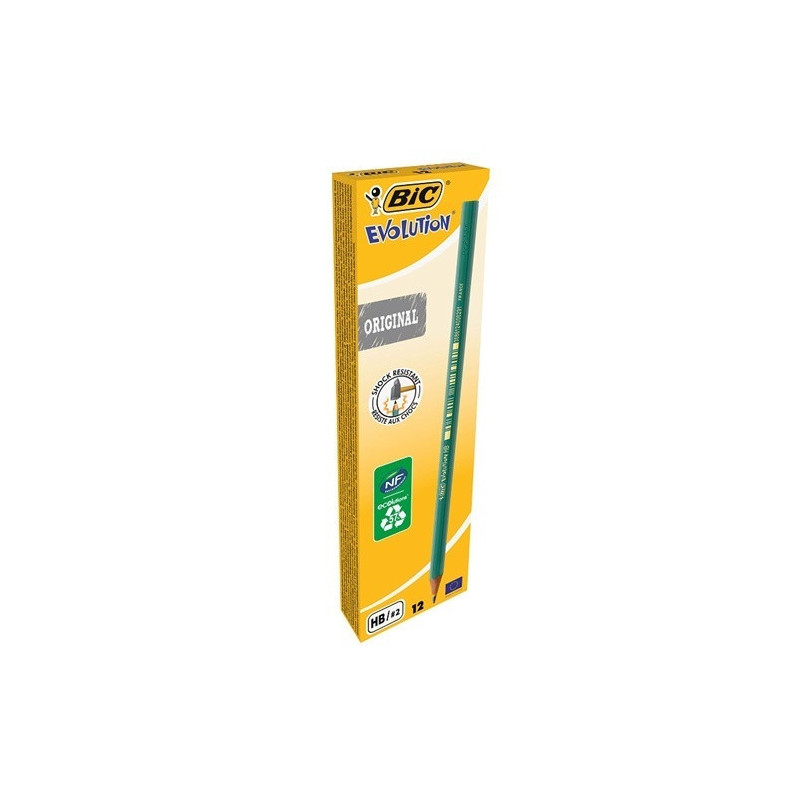 CRAYON NOIR BIC EVOLUTION 650 HB
