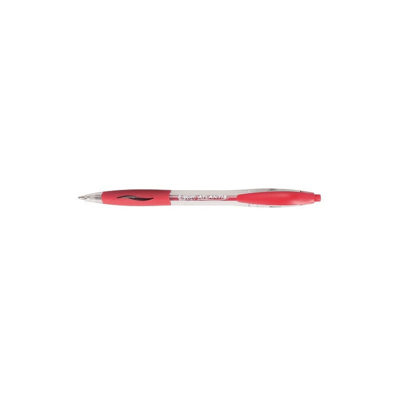 STYLO BILLE BIC ATLANTIS M ROUGE RETRACTABLE