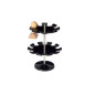 PORTE-TIMBRES POUR 18 PLACES NOIR