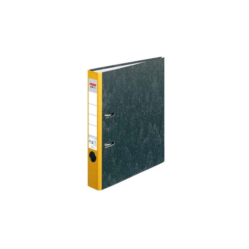 CLASSEUR HERLITZ NATURE A4 5CM JAUNE (300006991)