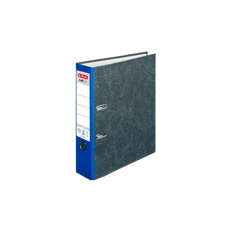 CLASSEUR HERLITZ NATURE A4 8CM BLEU (300007004)