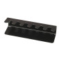 PORTE-TIMBRES POUR 6 PLACES NOIR