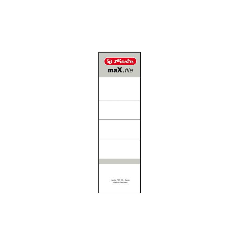 DOS CLASSEUR HERLITZ AUTOC. 7CM BLANC 10PCS (300007322)