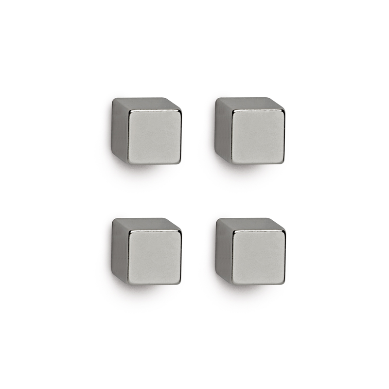 AIMANT NEODYME CUBE 10MM MAUL 4PCS
