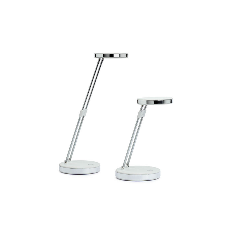 LAMPE DE BUREAU MAUL LED PUCK BLANC