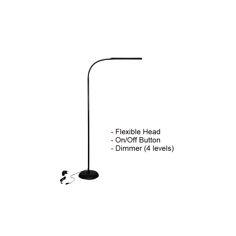 LAMPADAIRE DE BUREAU MAUL LED PIRRO NOIR