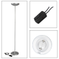 LAMPADAIRE DE BUREAU MAUL SKY ARGENTE
