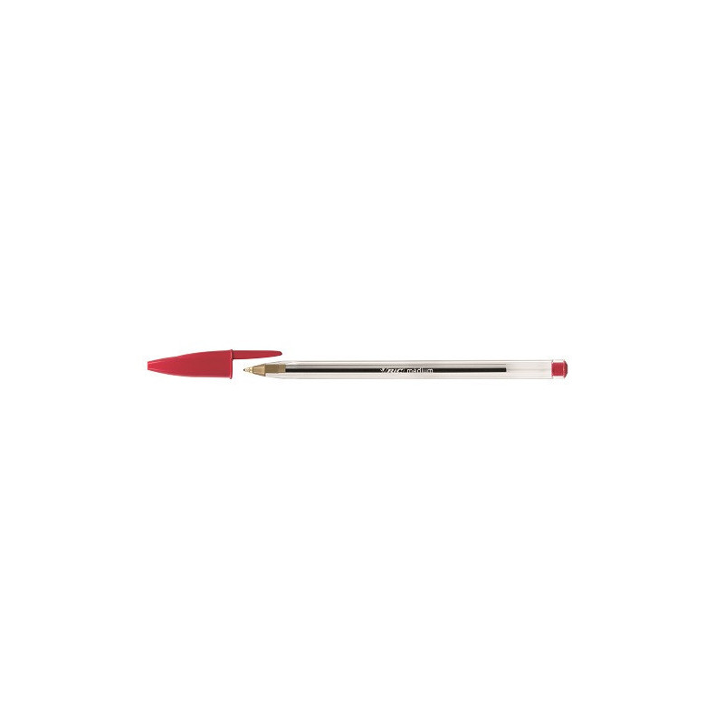 STYLO BILLE BIC CRISTAL ROUGE MEDIUM