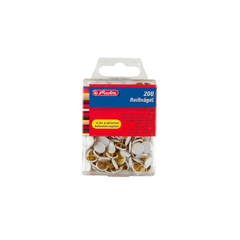 PUNAISES HERLITZ BLANC 200PCS (300010464)