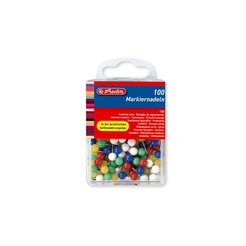EPINGLE SIGNALISATION HERLITZ 100PCS ASS (300000612)