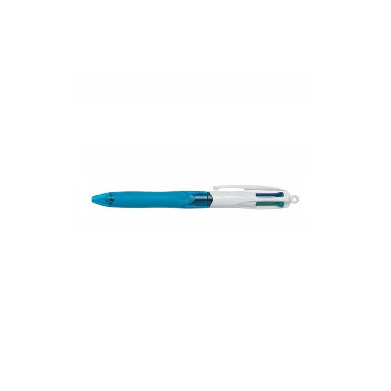 STYLO BILLE BIC 4 COULEURS GRIP