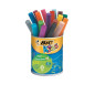 FEUTRE ECO.BIC VISACOLOR XL POT METAL 18PCS