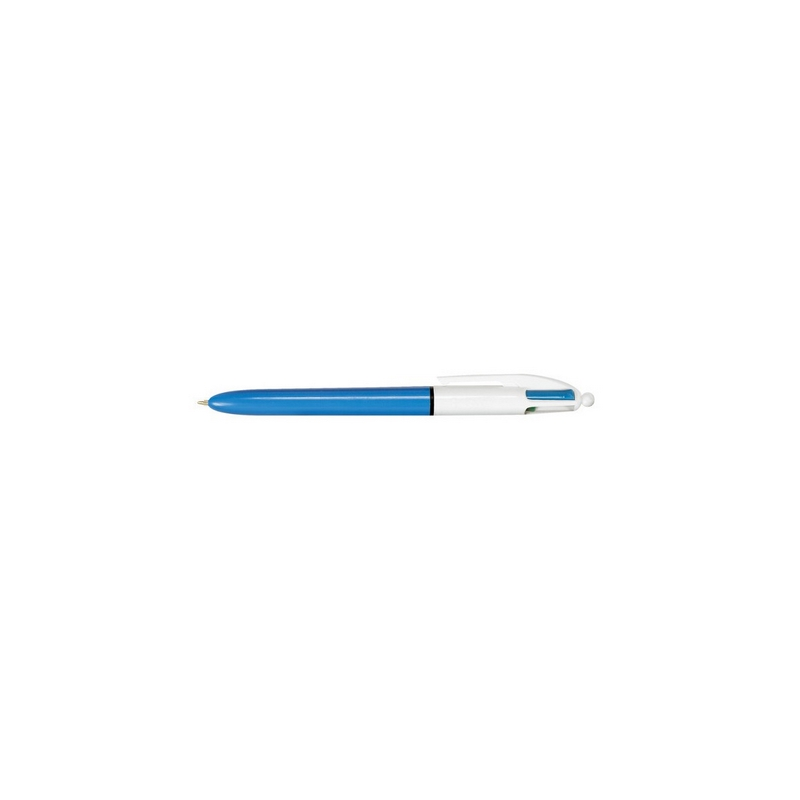 STYLO BILLE BIC 4 COULEURS MEDIUM (BLEU) (889969)