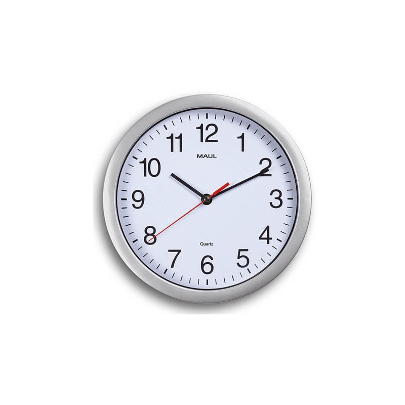 HORLOGE MAUL RADIO CONTROLLEE Ø 25CM BLANC