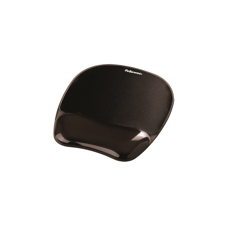TAPIS-SOURIS AVEC REPOSE-POIGNET FELLOWES CRYSTALS GEL NOIR