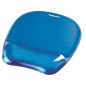 TAPIS-SOURIS AVEC REPOSE-POIGNET FELLOWES CRYSTALS GEL BLEU