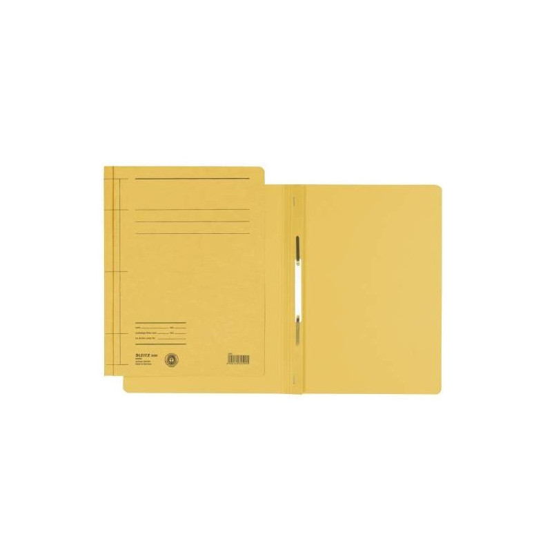 FARDE A GLISS. CART. A4 LEITZ 250G JAUNE