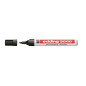 MARQUEUR PER. EDDING 3000 1,5-3MM NOIR POINTE RONDE CORPS EN METAL