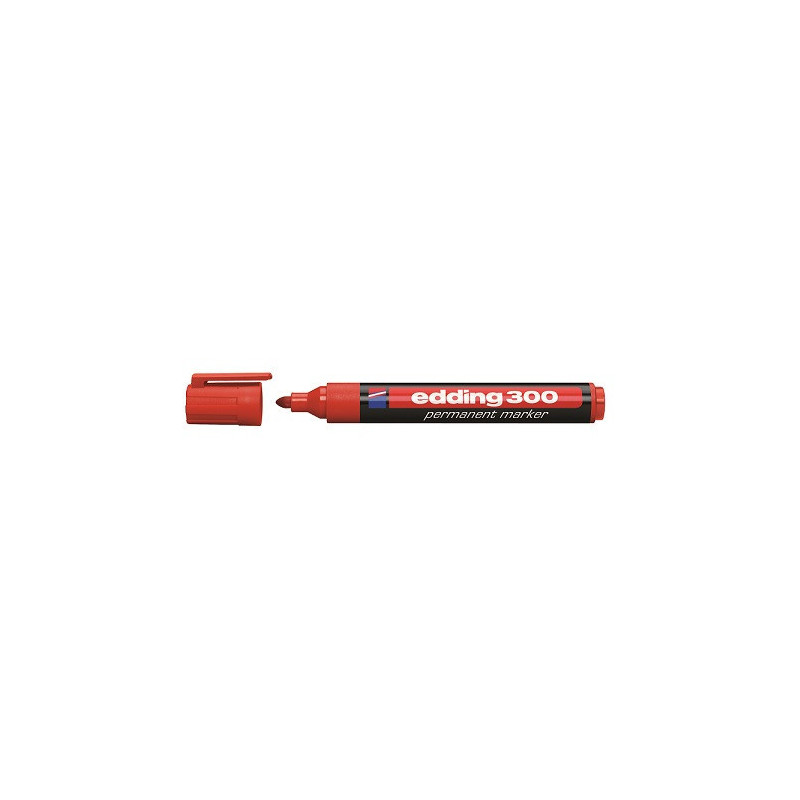 MARQUEUR PER. EDDING 300R 1,5-3MM ROUGE