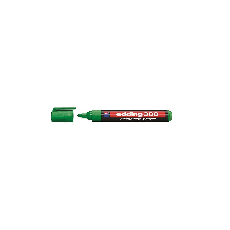 MARQUEUR PER. EDDING 300V 1,5-3MM VERT