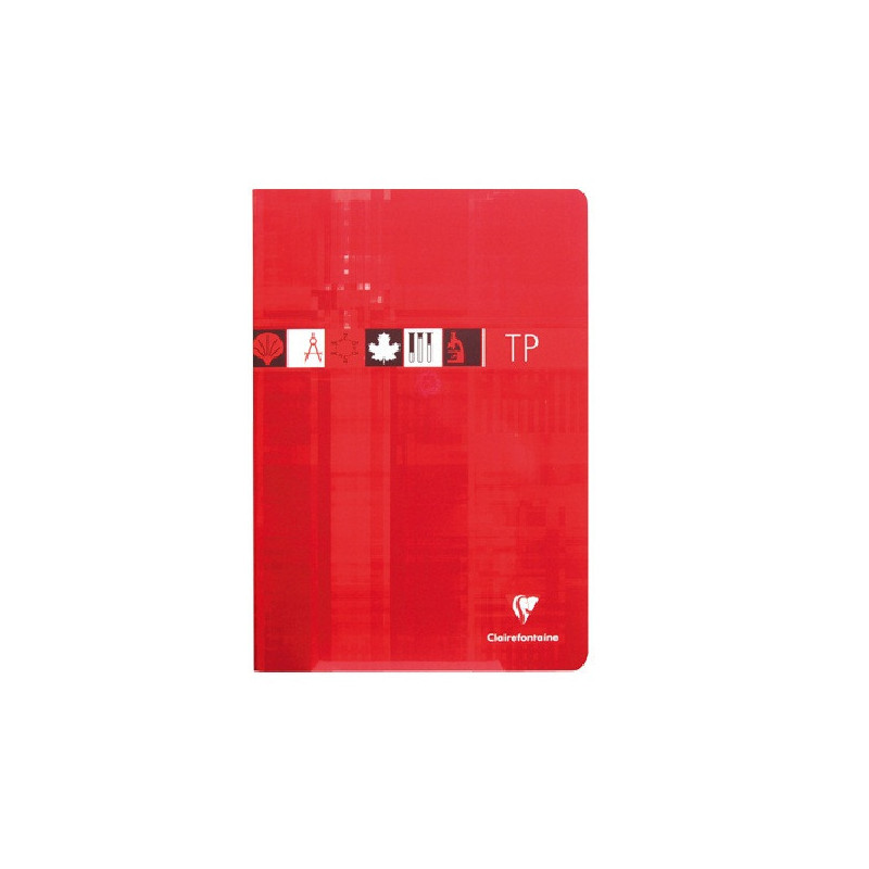 CAHIER CLAIREF. PIQ. A4 QUAD.+BLANCO 40FLS ASS.