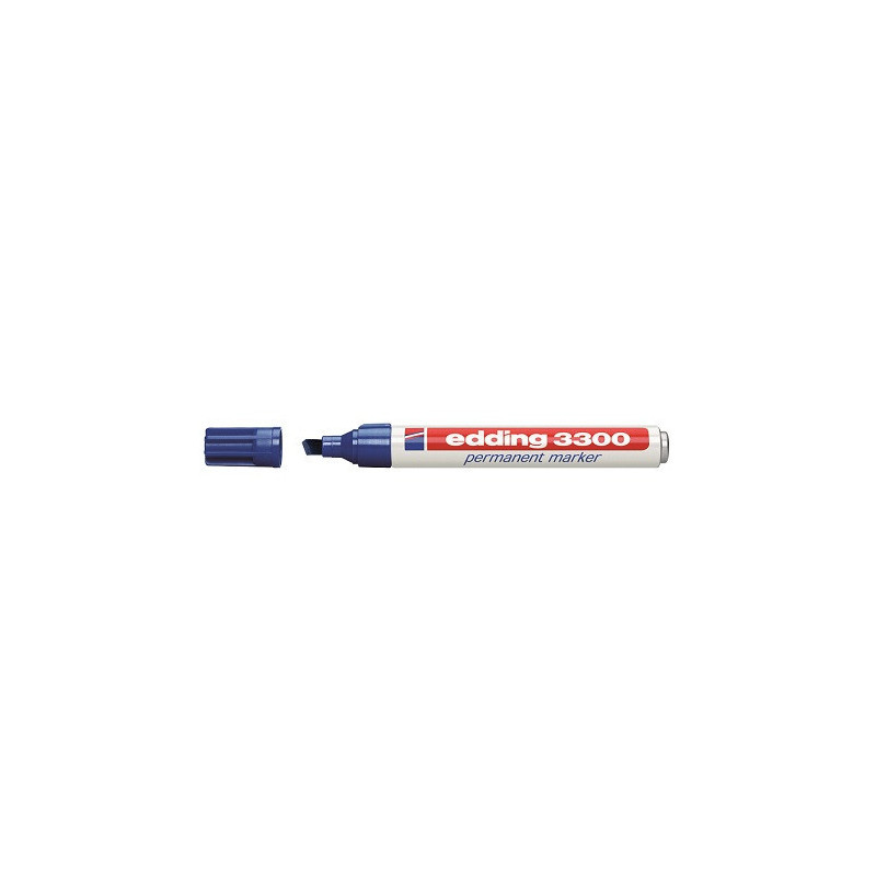 MARQUEUR PER. EDDING 3300B 1-5MM BLEU POINTE BISEAUTE CORPS EN METAL