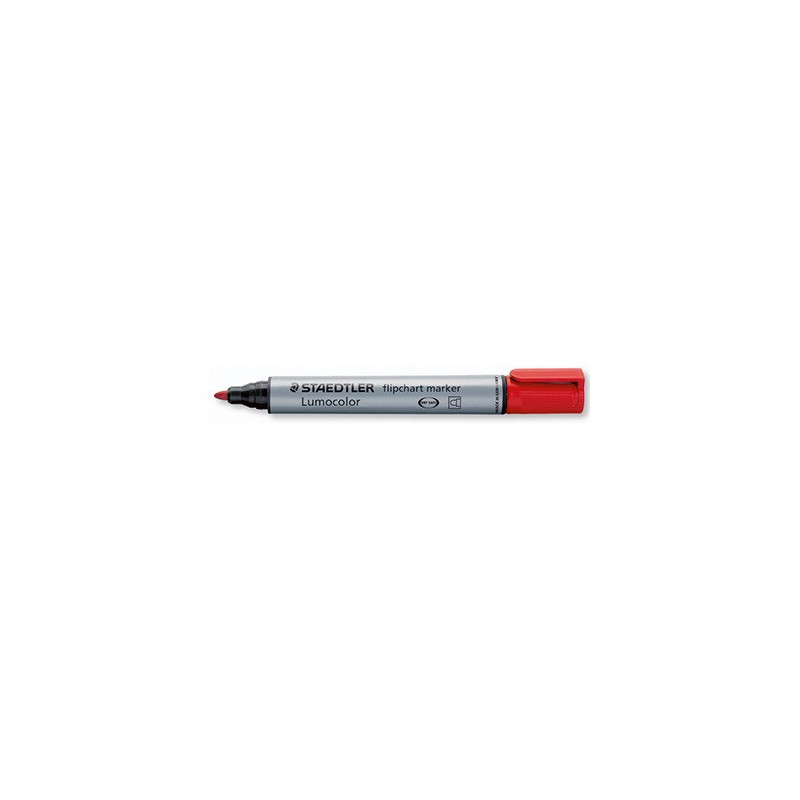 MARQUEUR FLIPCHART STAEDTLER ROUGE 2MM POINTE RONDE