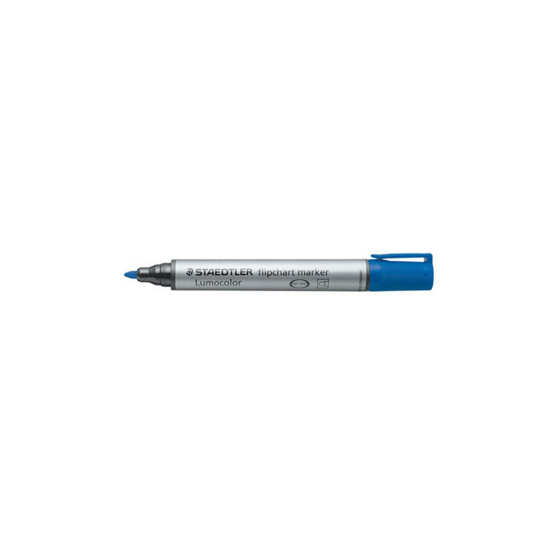 MARQUEUR FLIPCHART STAEDTLER BLEU 2MM POINTE RONDE
