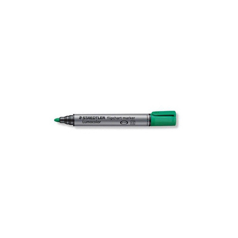 MARQUEUR FLIPCHART STAEDTLER VERT 2MM POINTE RONDE
