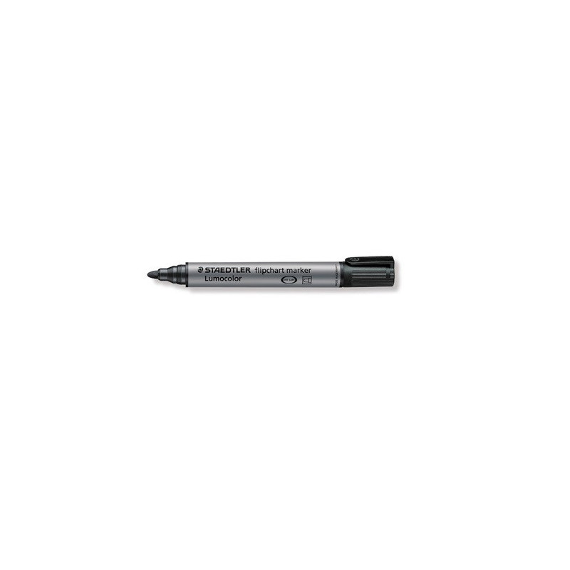 MARQUEUR FLIPCHART STAEDTLER NOIR 2MM POINTE RONDE