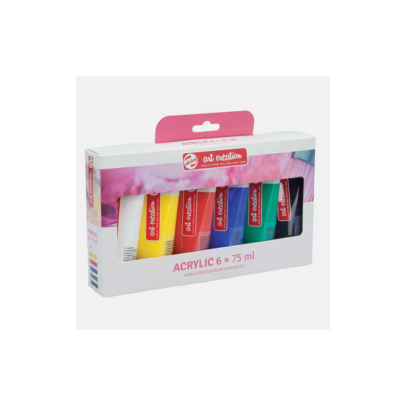 COULEUR ACRYLIC TALENS 75ML 6 TUBES