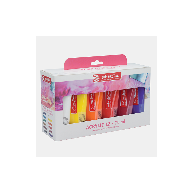 COULEUR ACRYLIC TALENS 75ML 12 TUBES