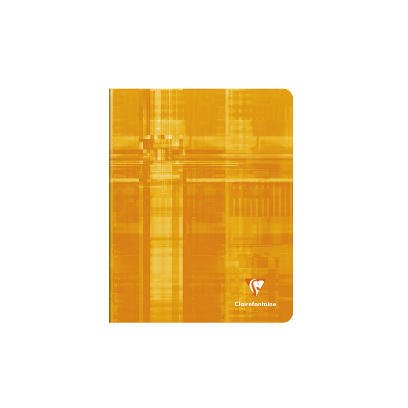 CAHIER CLAIREF. PIQ. A5 QUAD.+M 36FLS JAUNE